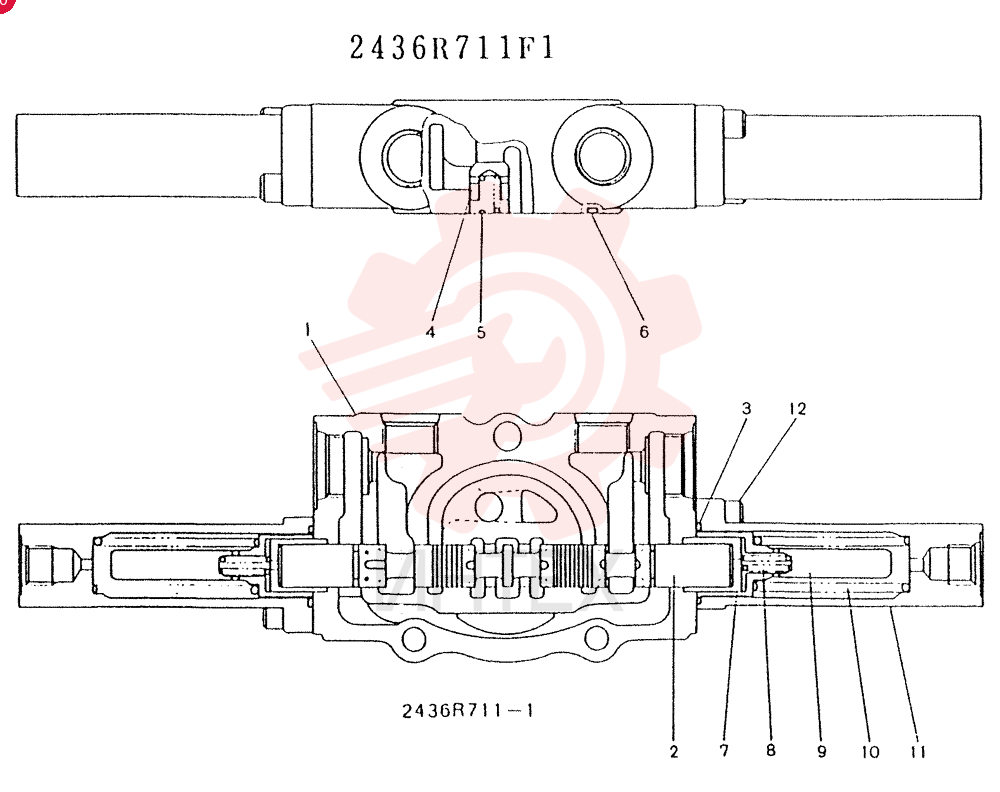 SPOOL ASSY 2436R711F1