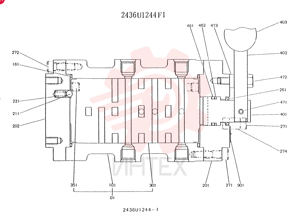 VALVE 2436U1244F1
