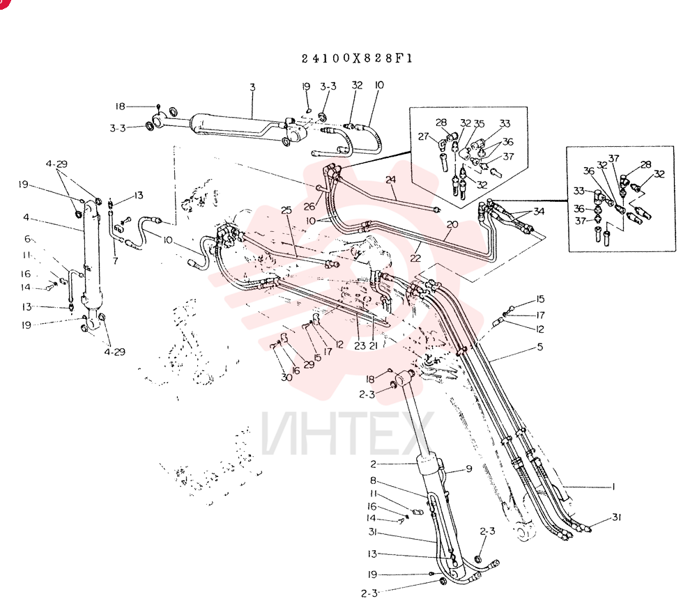 ATT ASSY, GUTTER, CONSISTS OF REF. 1 TO 36