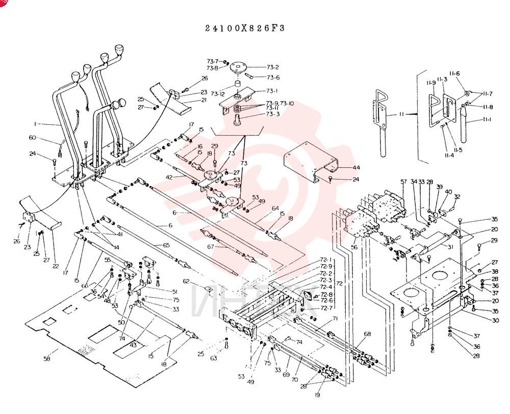 CONTROL ASSY, CONSISTS OF REF. 1 TO 75
