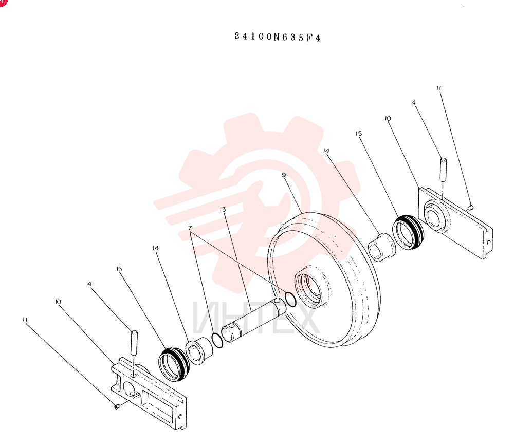 IDLER 24100N635F4