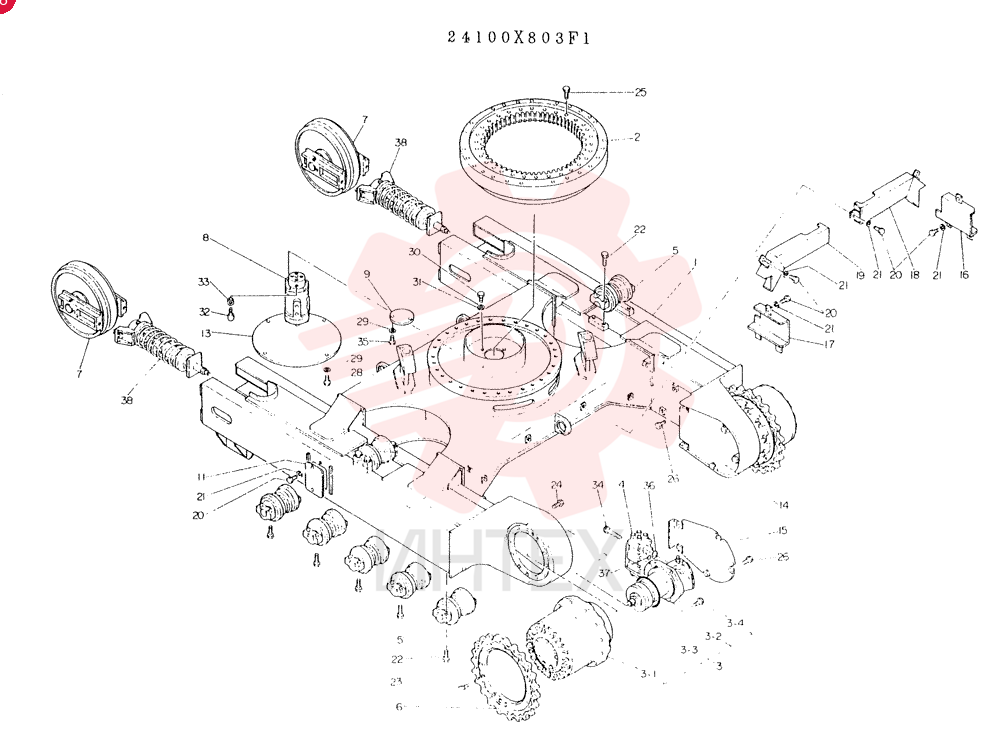 INSTAL, LOW, CONSISTS OF REF. 1 TO 38