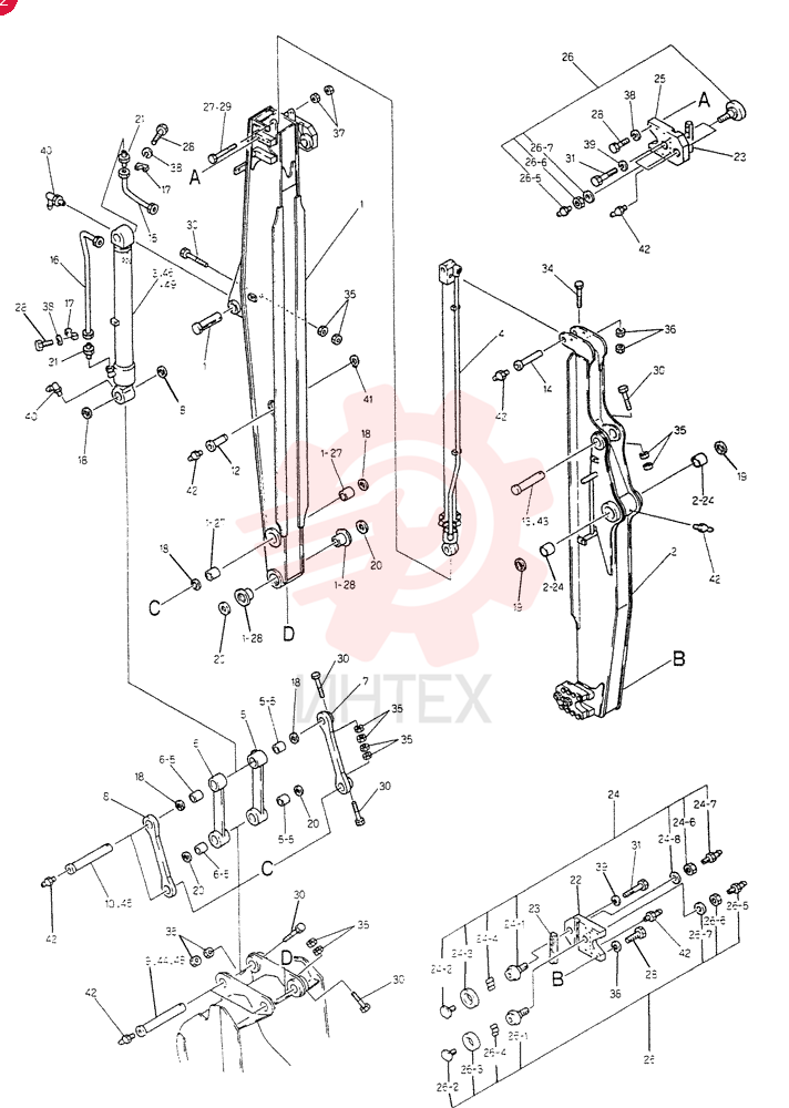 ARM ASSY,TELESCOPIC, Serial Range: LE3401-LE4018