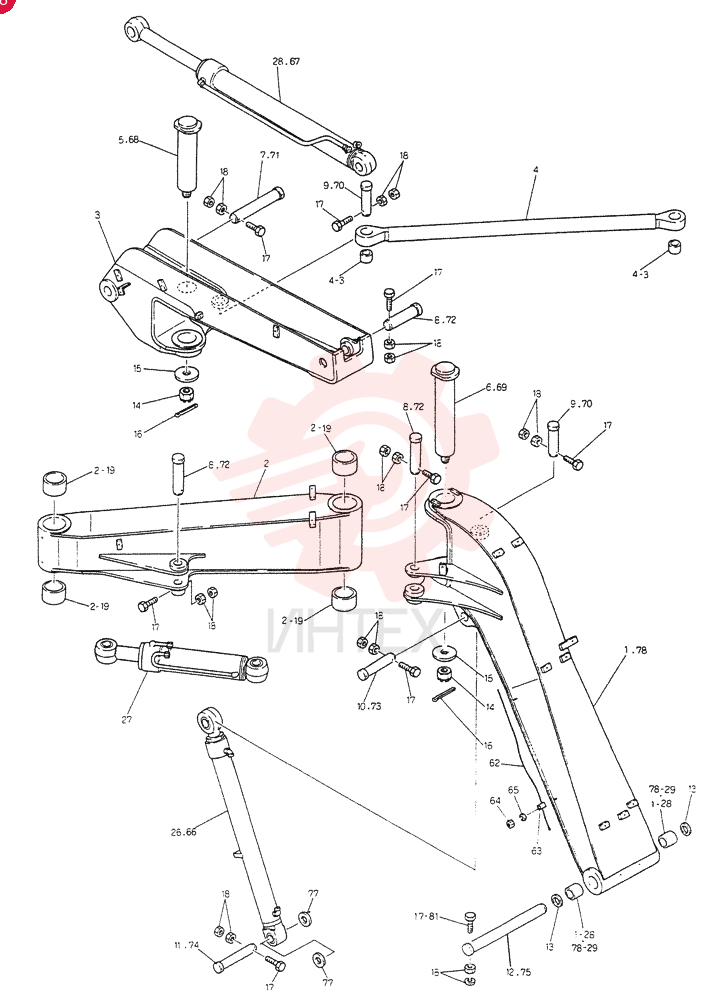 BOOM ASSY, Start Serial: LE4018