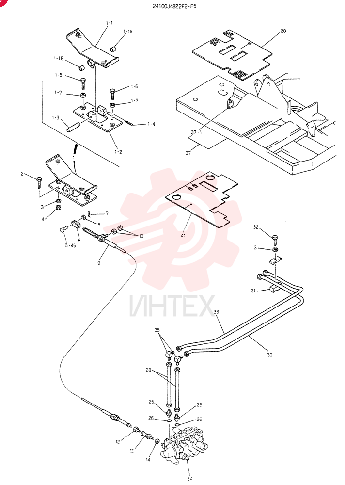 CONTROL ASSY, Serial Range: LE3401-LE4161 24100J4822F2
