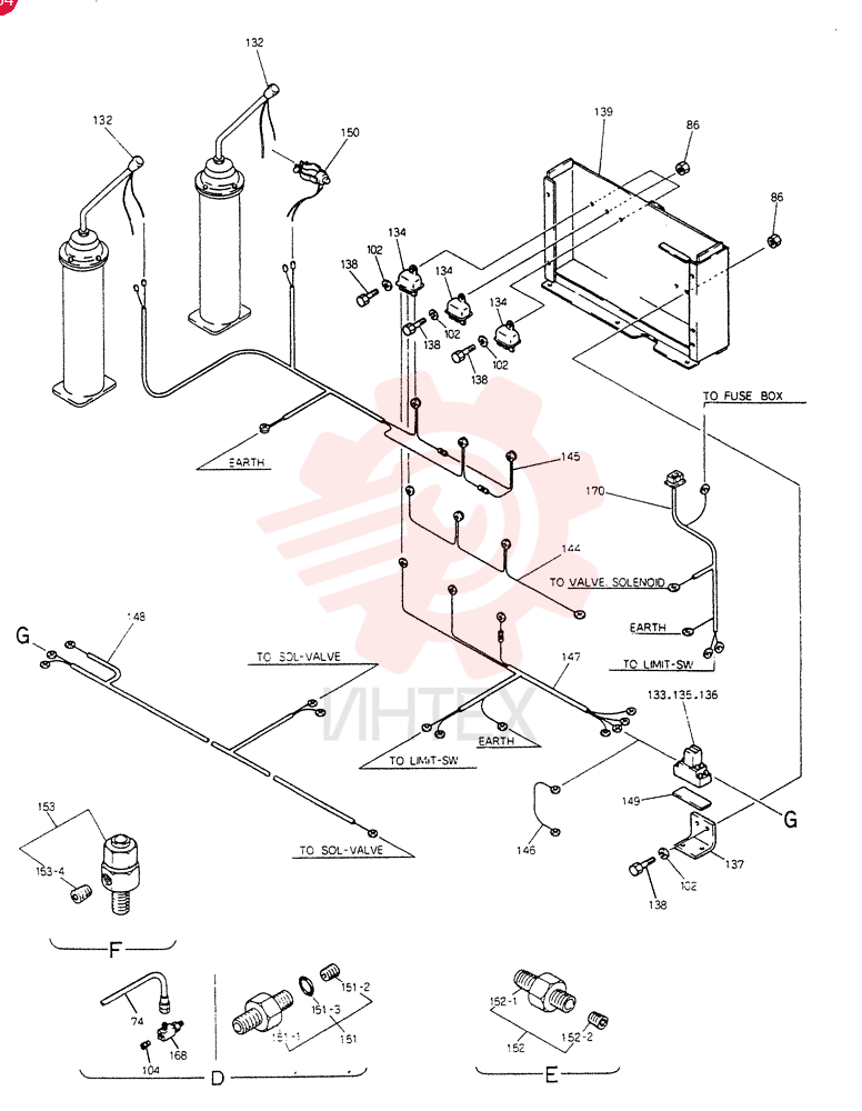 CONTROL ASSY, Serial Range: LE3401-LE4161 24100X1340F1 (1)