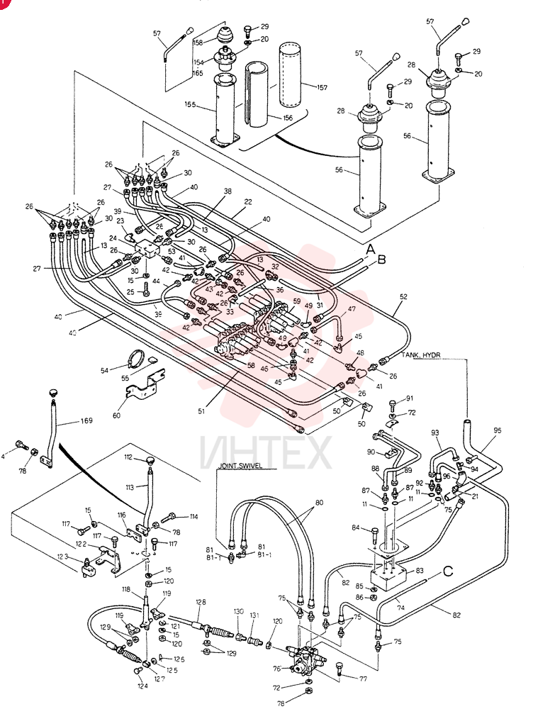 CONTROL ASSY, Serial Range: LE3401-LE4161 24100X1340F1 (3)