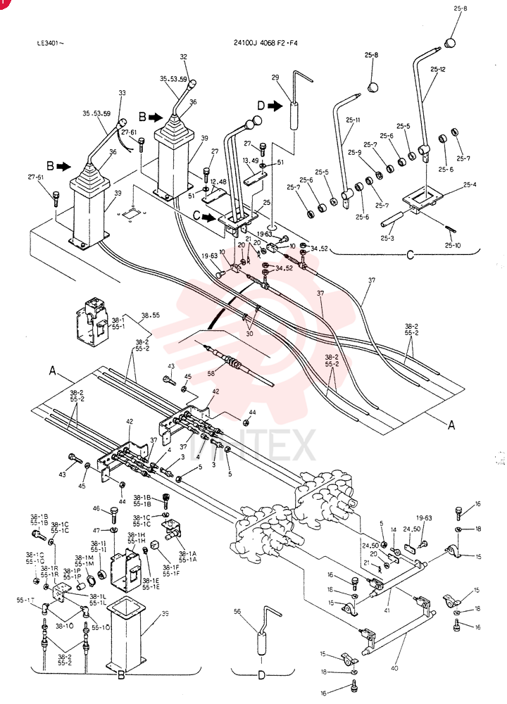 CONTROL    ASSY, Serial Range: LE3401-LE4161