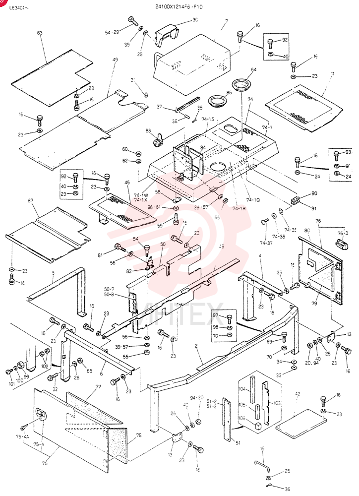 GUARB ASS*, Serial Range: LE3401-LE4161