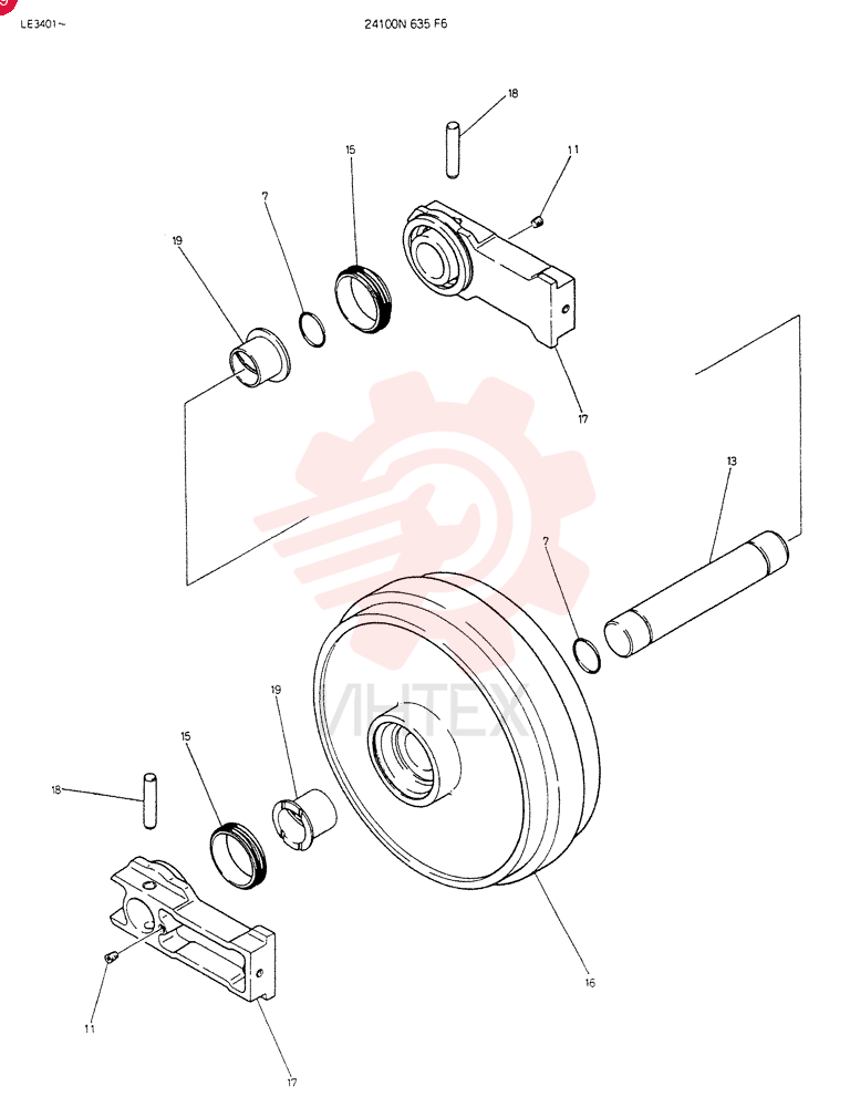 IDLER WHEEL 24100N635F6