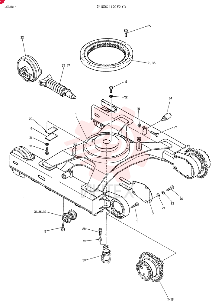 INSTAL,LOW, Serial Range: LE3401~-LE4S36