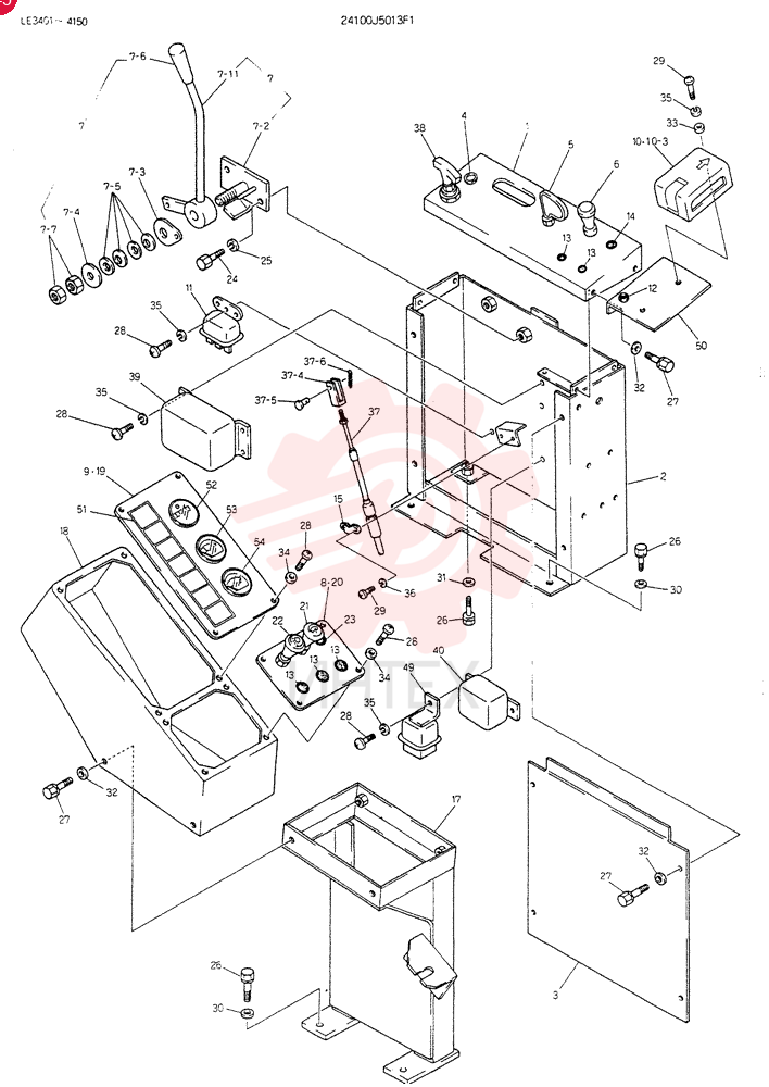 PANEL ASSY, INST 24100J5013F1