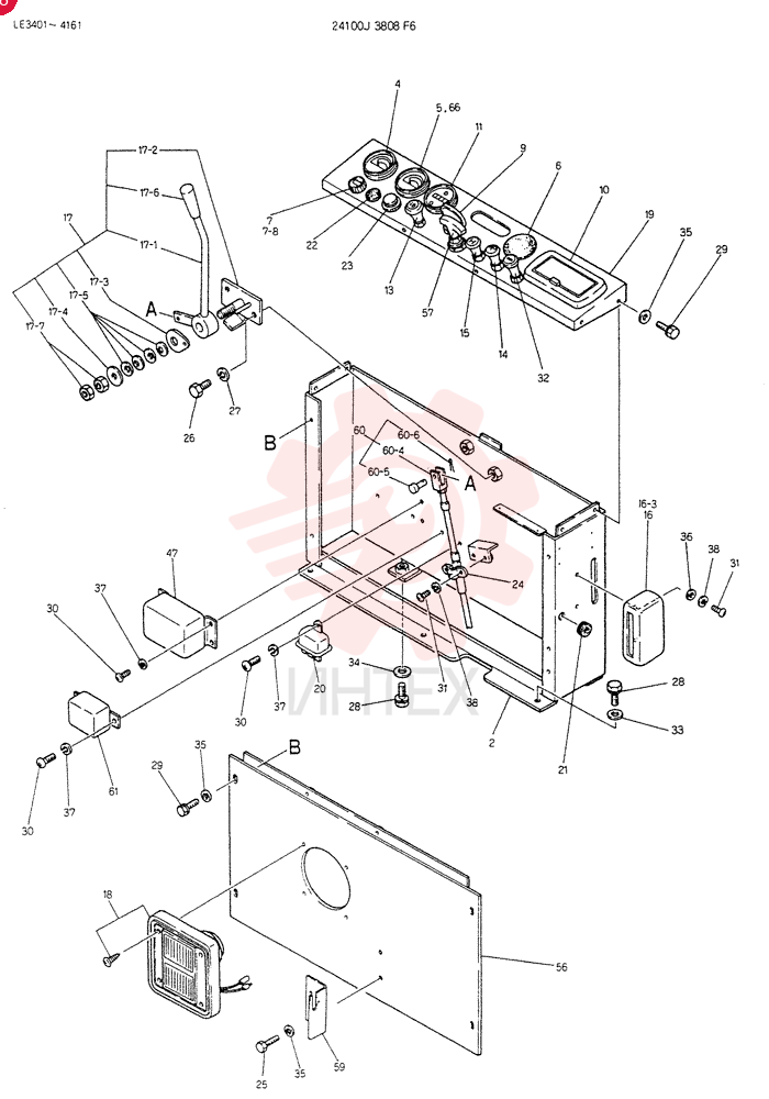PANEL  ASSY, INST 24100J3808F6