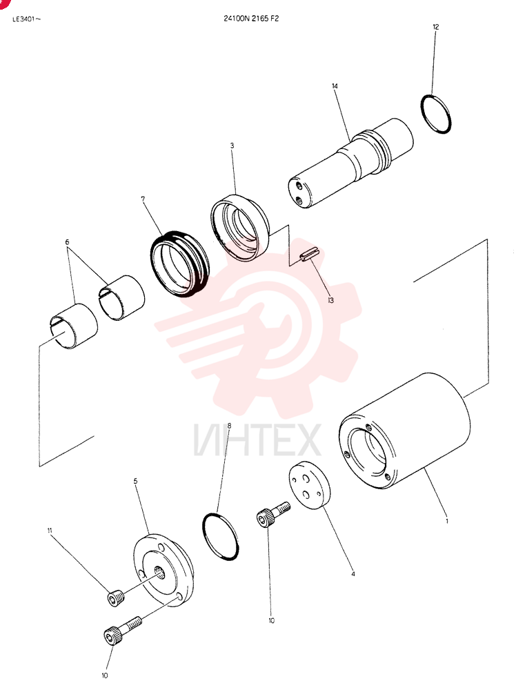 TRACK ROLLER 24100N2165F2