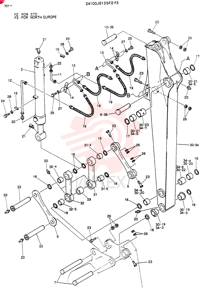 ARM ASSY 24100J6135F2