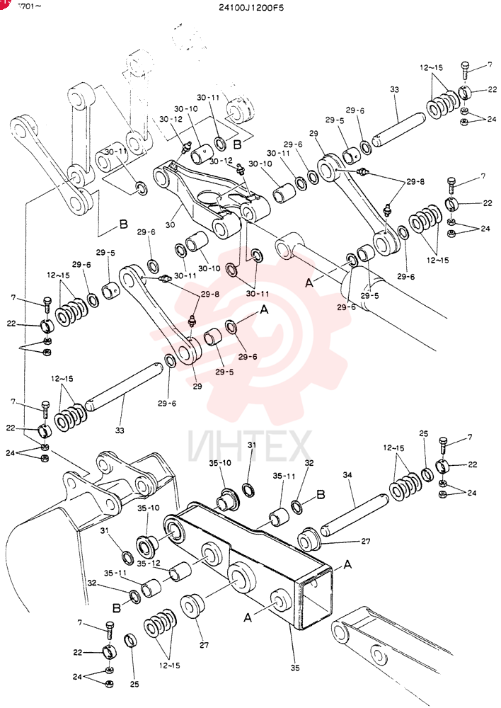 ARM ASSY,EXTENSION 24100J1200F5