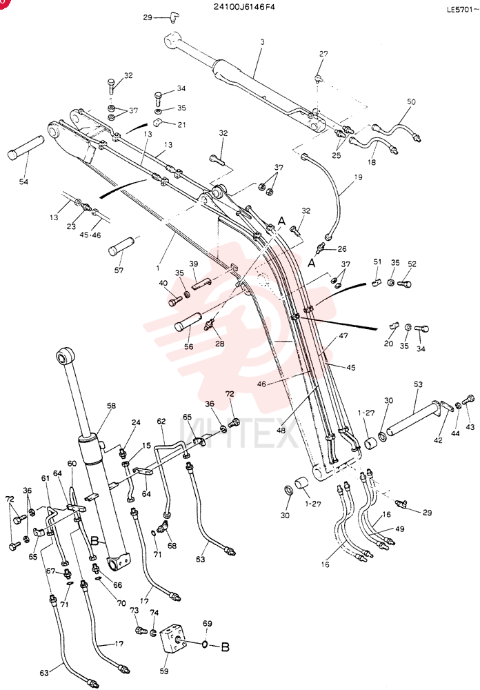 BOOM ASSY 24100J6146F4 (1)