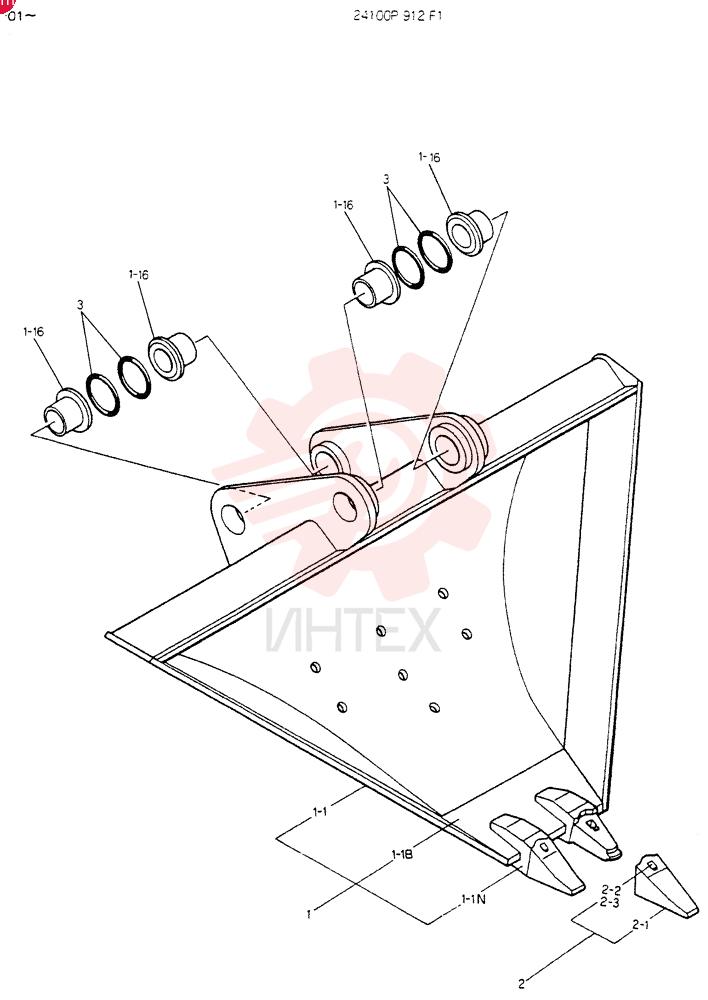 BUCKET ASSY 24100P912F1