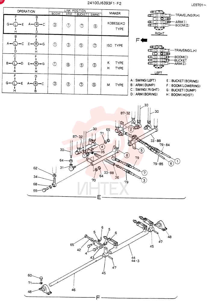CONTROL ASSY, Serial Range: LE5701-LE5898 24100J6393F1 (1)