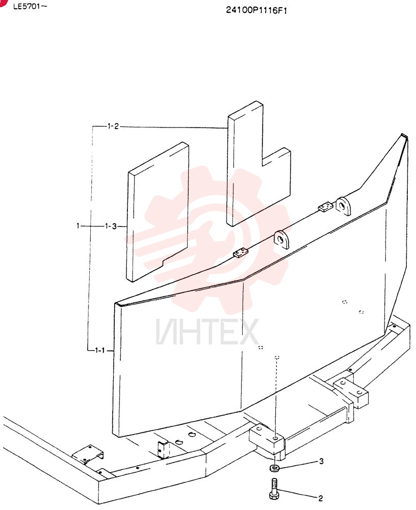COUNTER-WEIGHT ASSY 24100P1116F1