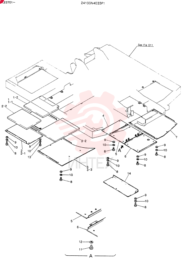 COVER ASSY.UNDER 24100N4033F1