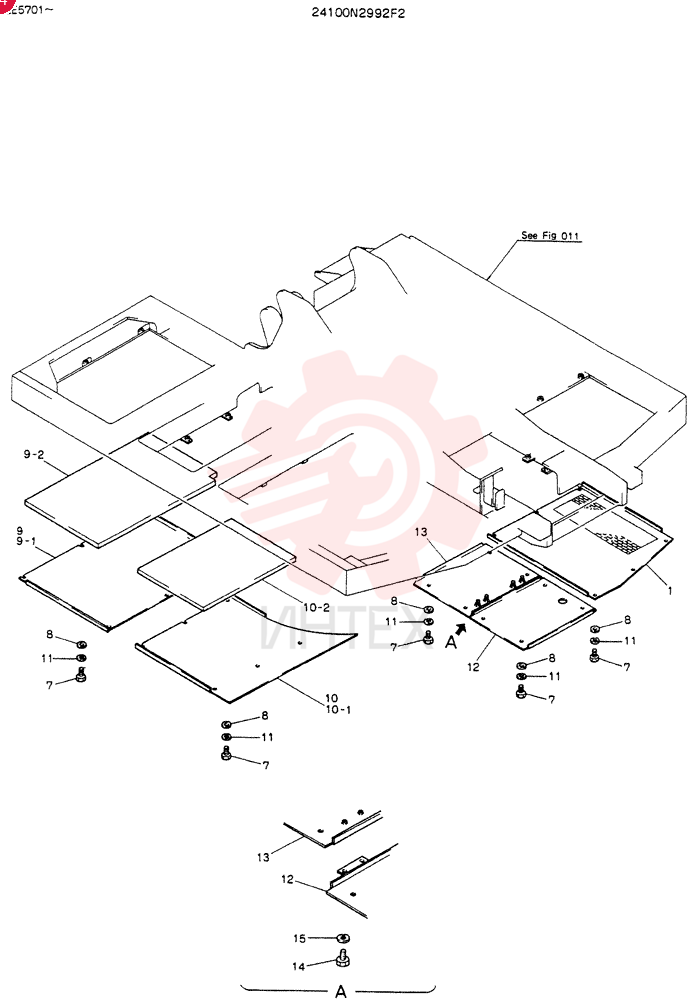 COVER,UNDER 24100N2992F2