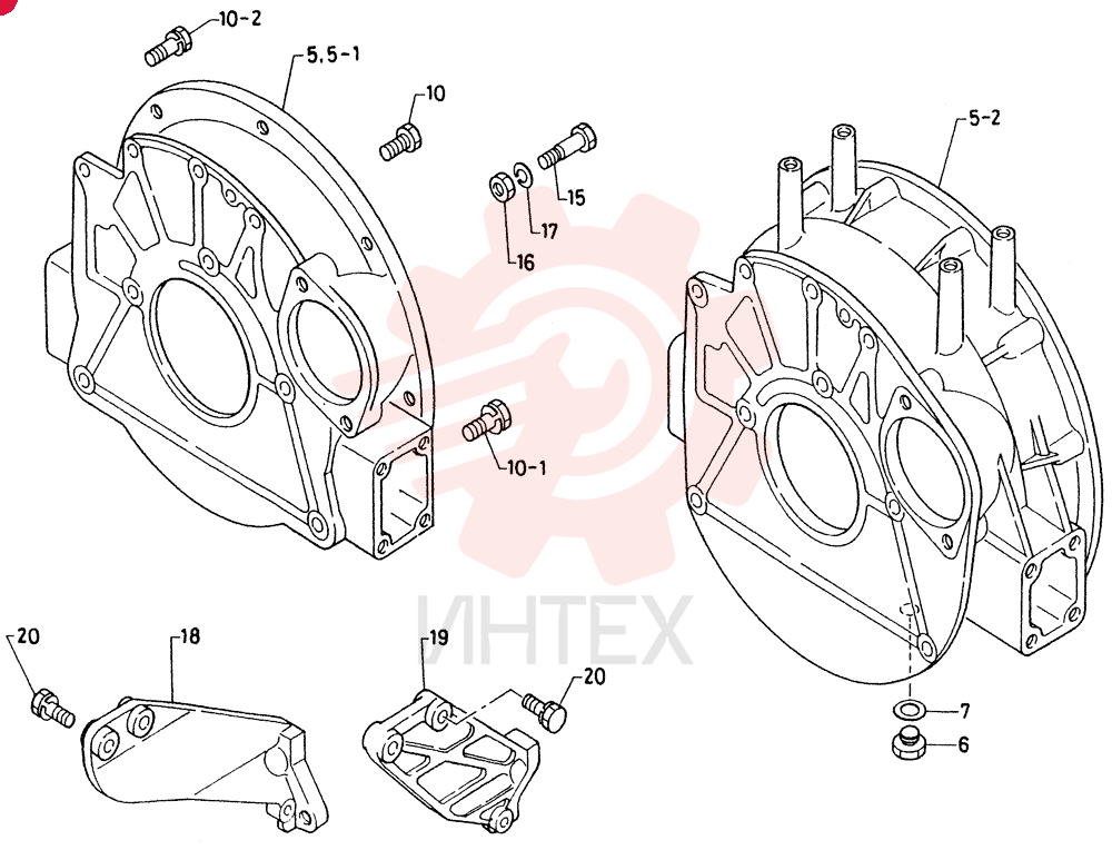 HOUSING, FLYWHEEL VI8944228782