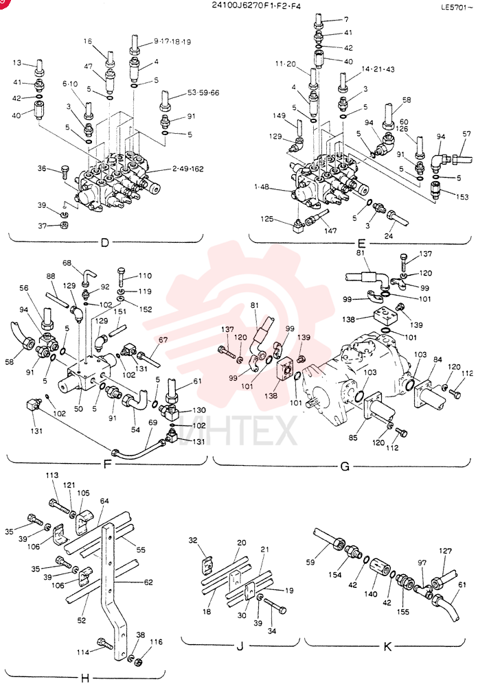 HYDR LINES,UPP 24100J6270F1 (1)