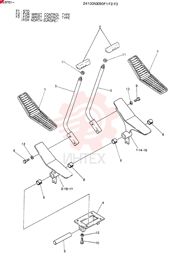 LEVER ASSY,CONTROL 24100N3050F3