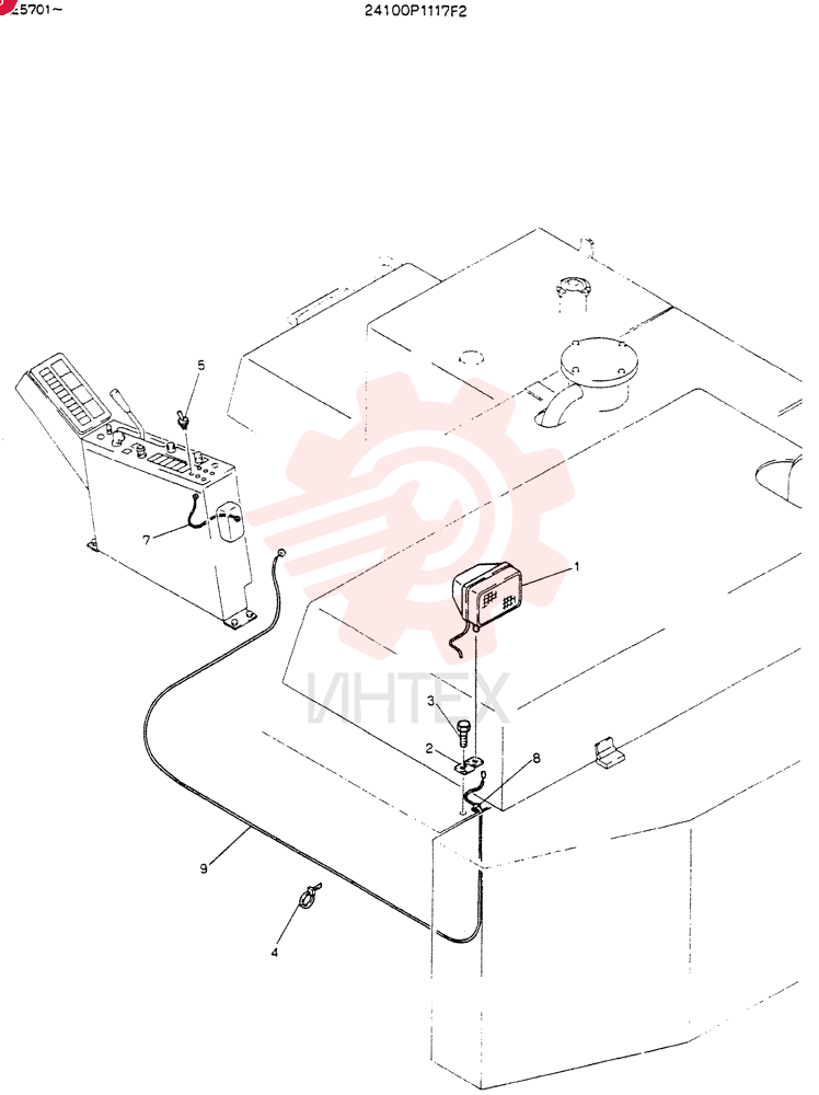 LIGHT ASSY, BACK 24100P1117F2