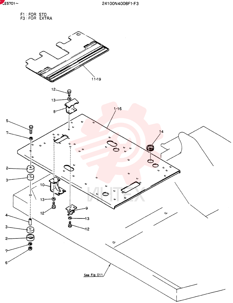 PLATE ASSY, FLOOR 24100N4008F1