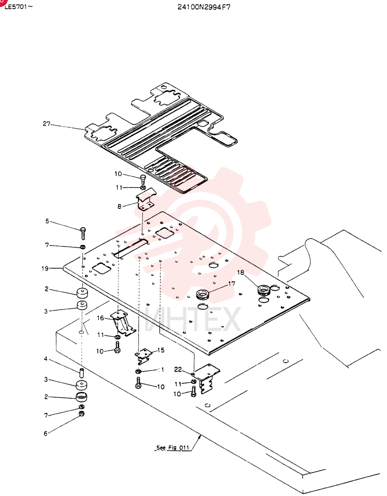 PLATE ASSY, FLOOR 24100N2994F7