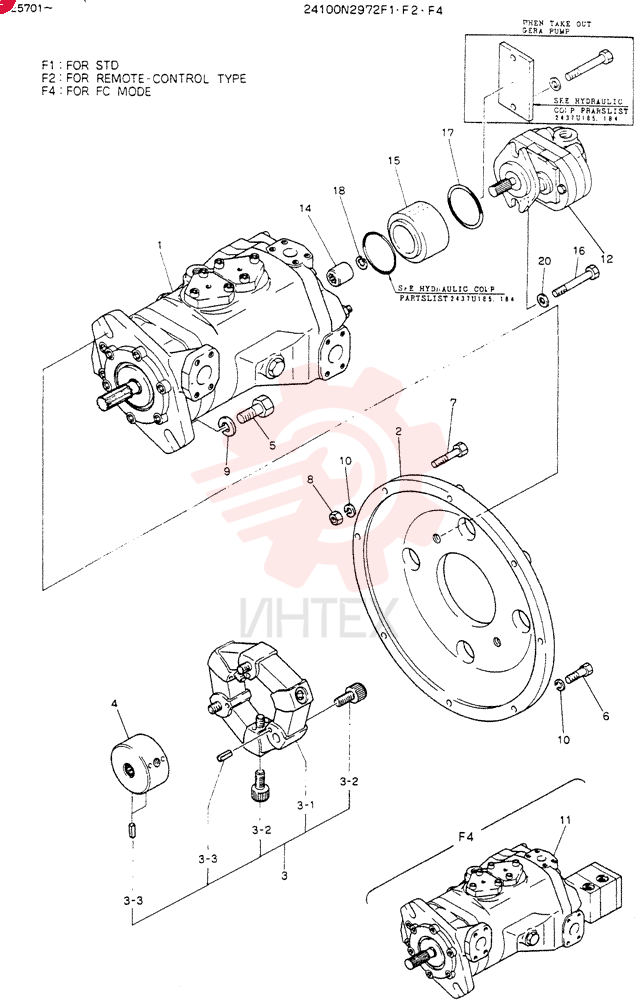 PUMP ASSY, CONNECT 24100N2972F1