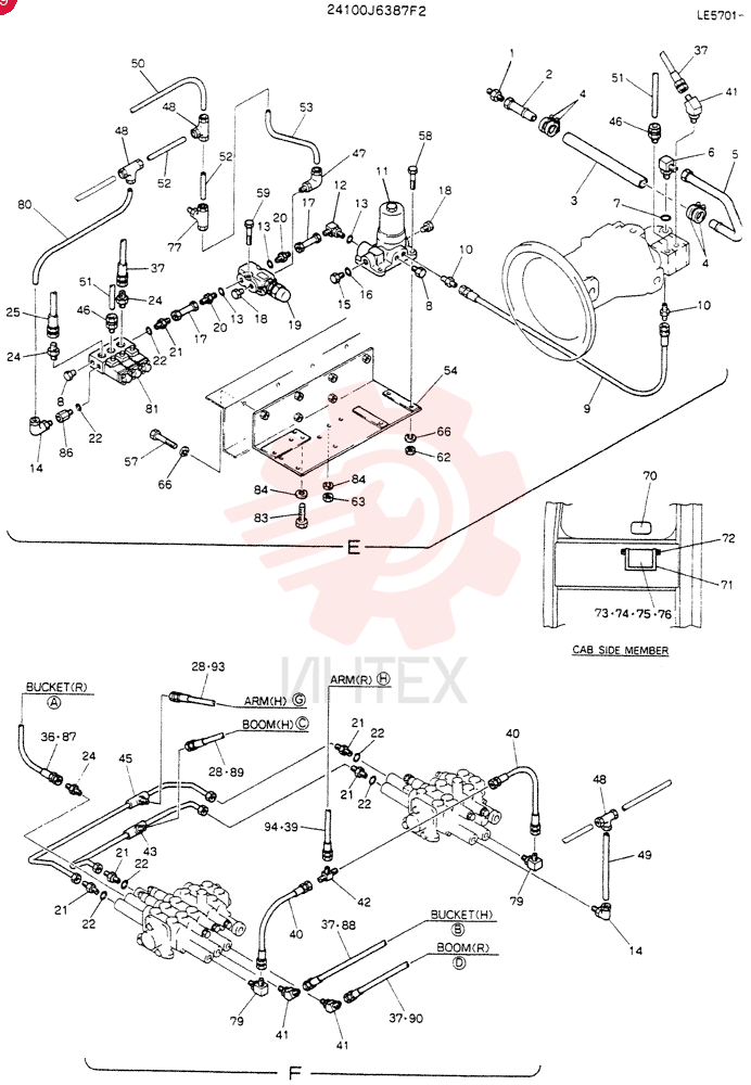 REMOTE-CONTROL ASSV 24100J6387F2 (2)