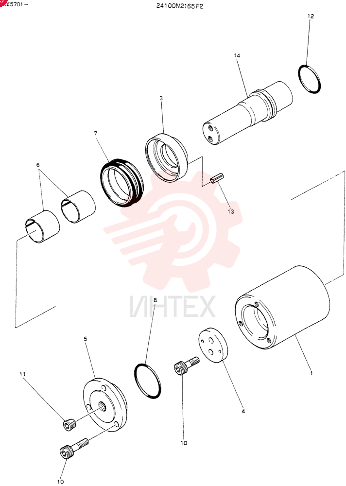 TRACK ROLLER 24100N2165F2