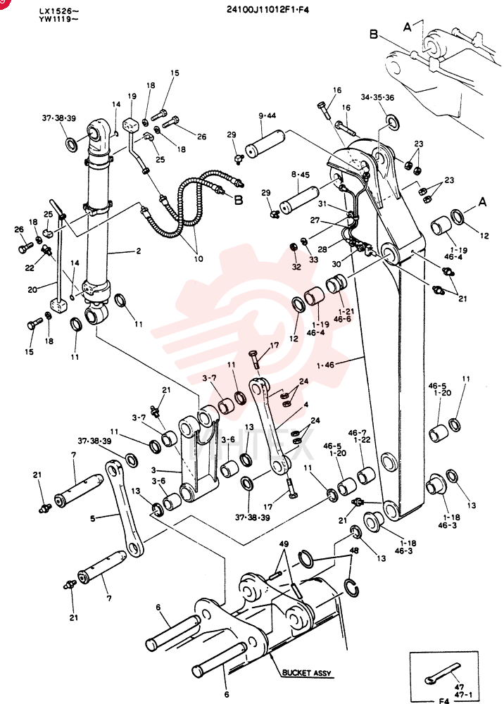 ARM ASSY, 1.9M