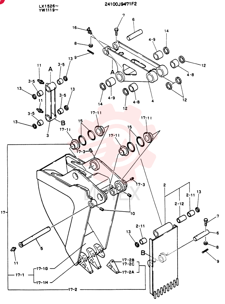 BUCKET ASSY 24100J9471F2