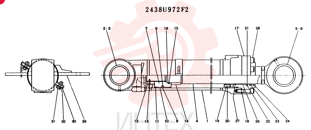 CYLINDER 2438U972F2