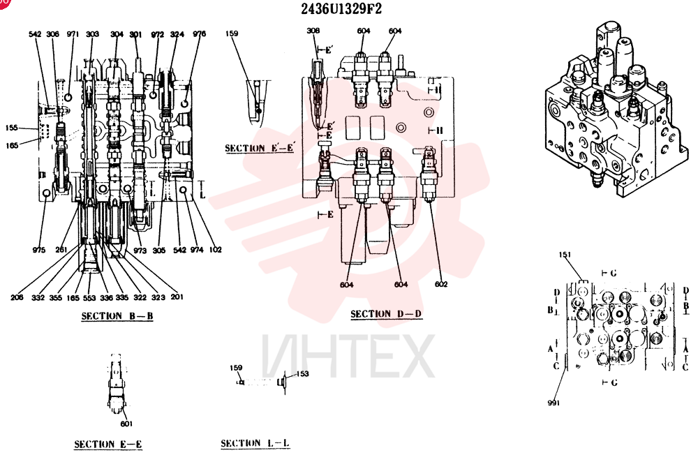 HYDRAULIC VALVE 2436U1329F2 (1)