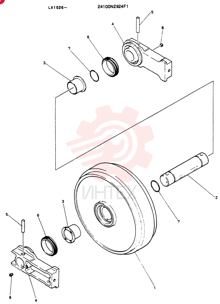 IDLER WHEEL 24100N2924F1