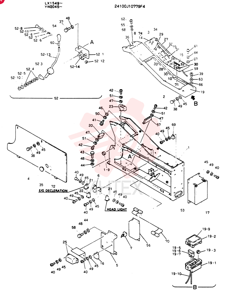 PANEL ASSY,INST 24100J10779F4