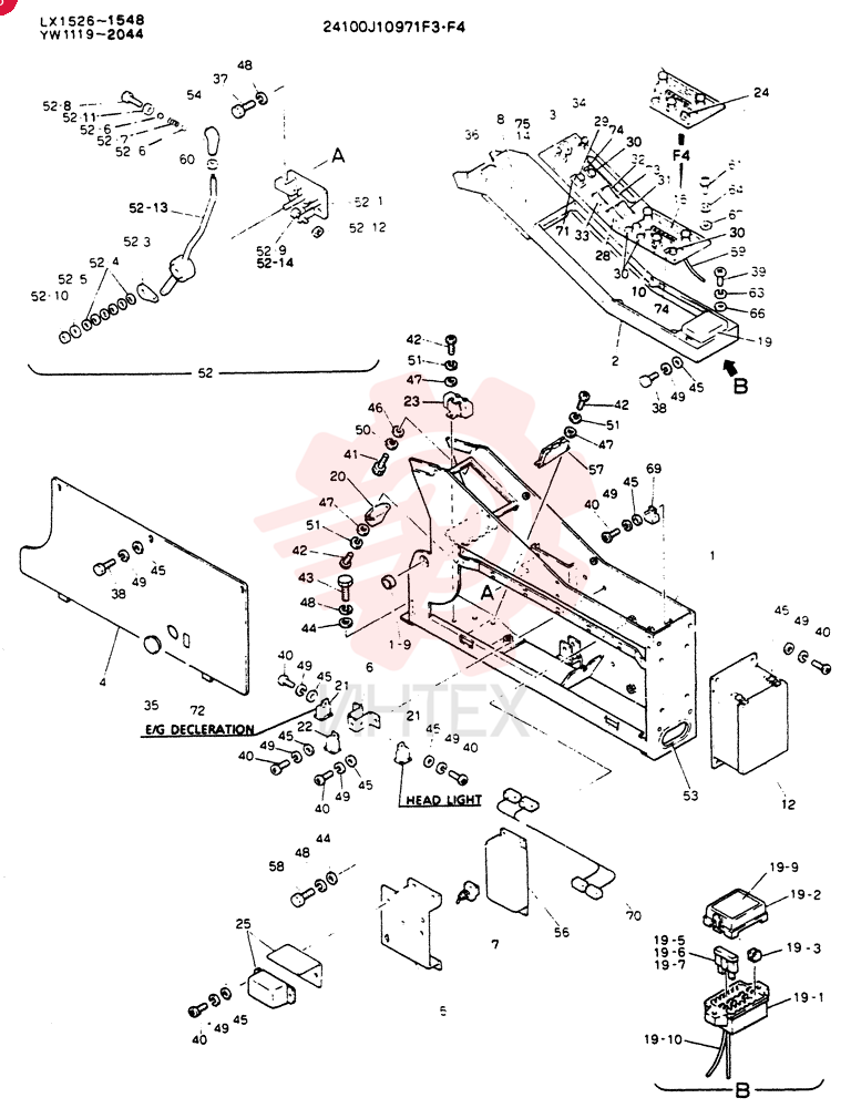 PANEL ASSY.INST 24100J10971F3