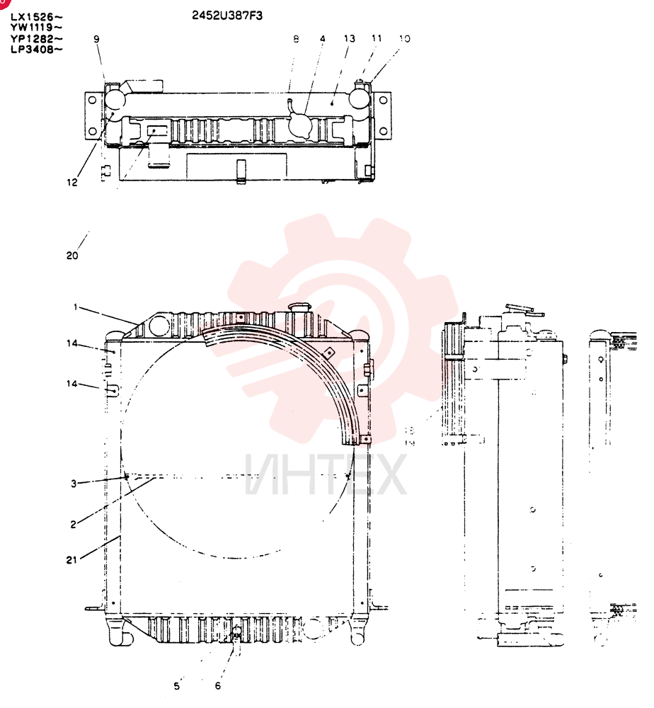 RADIATOR 2452U387F3