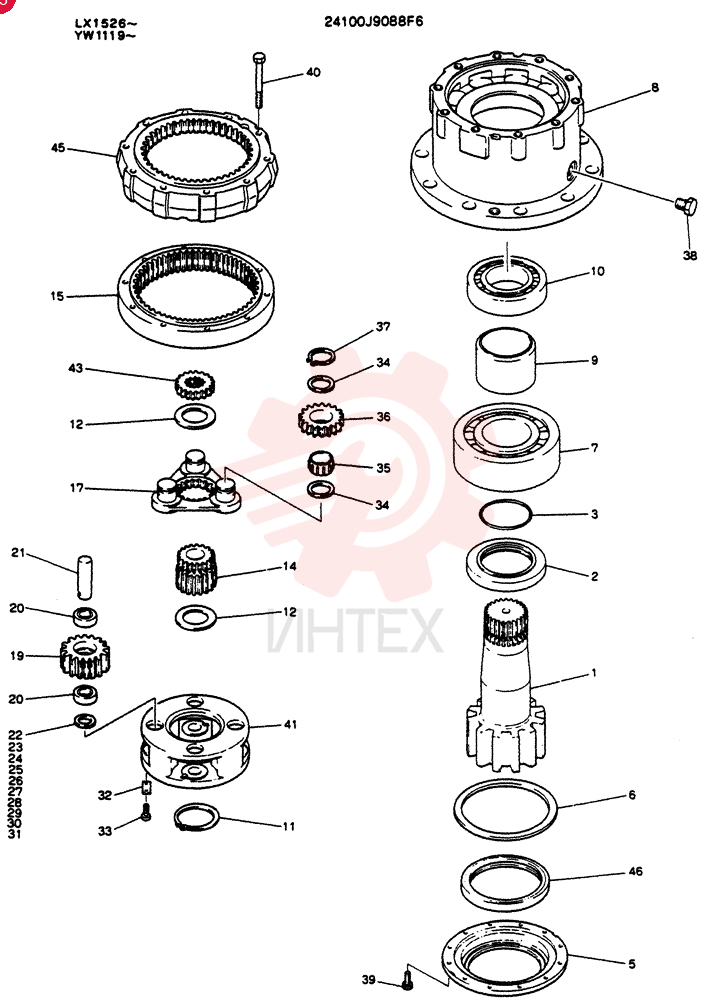 REDUCTION UNIT 24100J9088F6