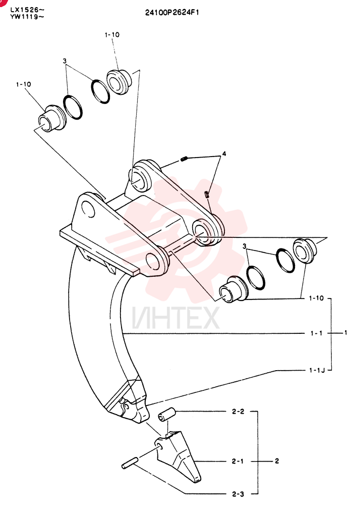 RIPPER ASSY 24100P2624F1