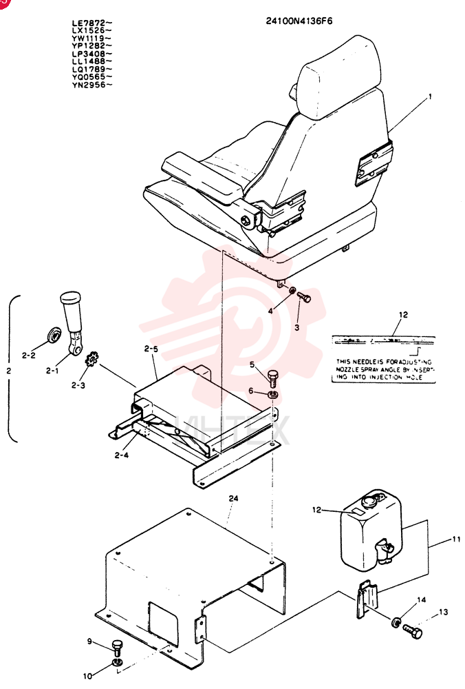 SEAT ASSY 24100N4136F6