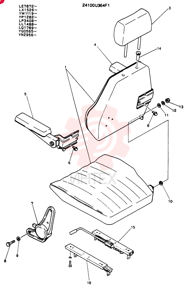 SEAT 24100U364F1