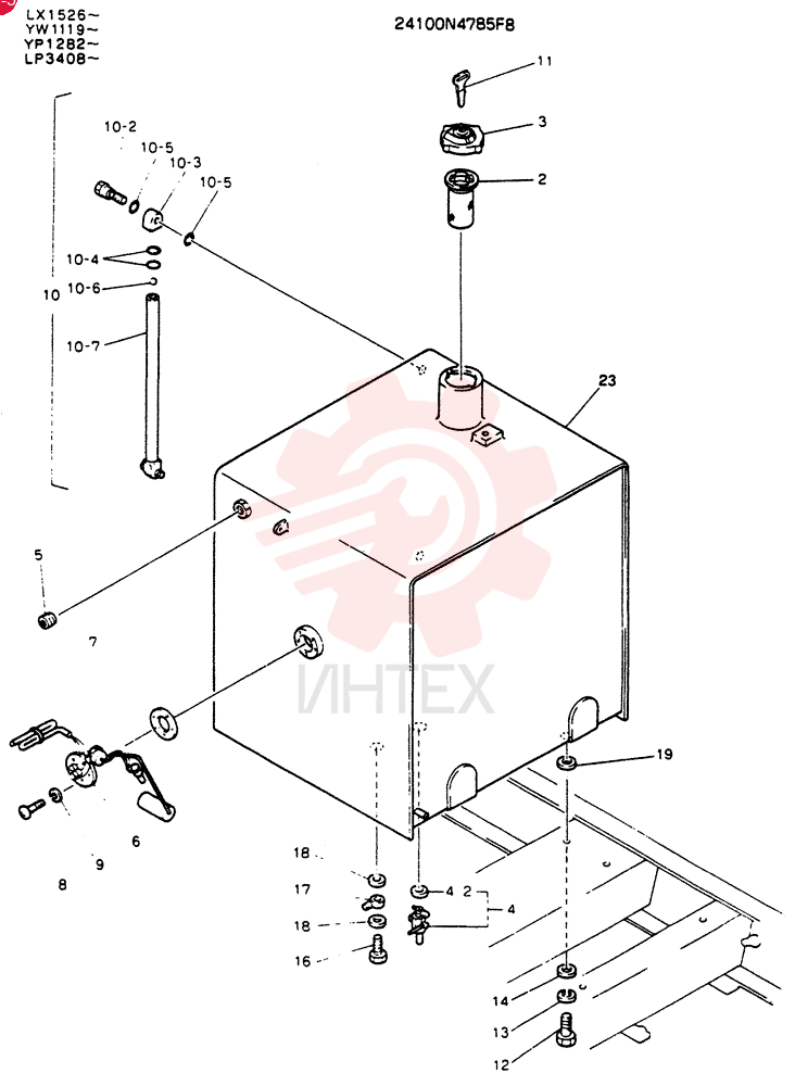 TANK ASSY,FUEL 24100N4785F8