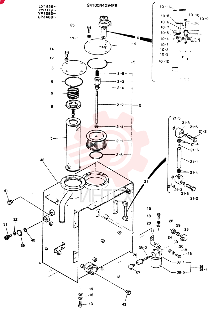 TANK ASSY.HYDR 24100N4094F6