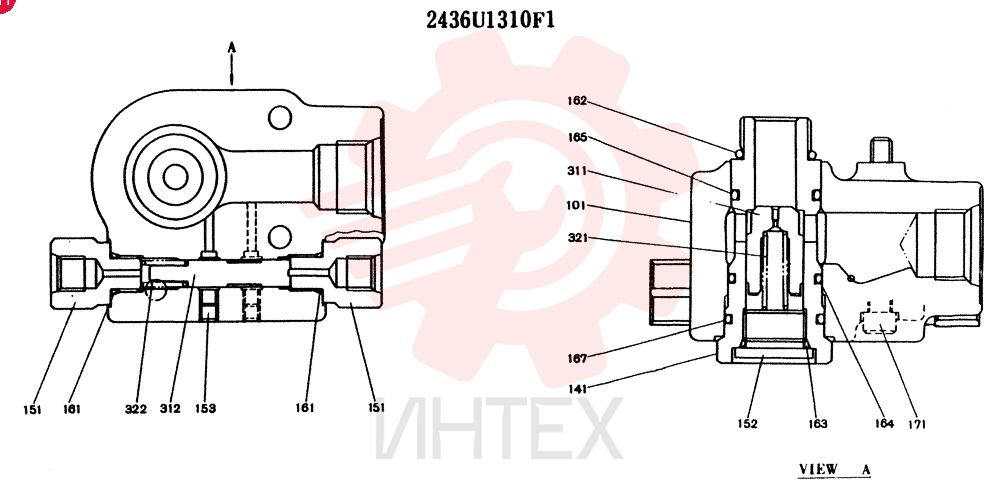 VALVE 2436U1310F1